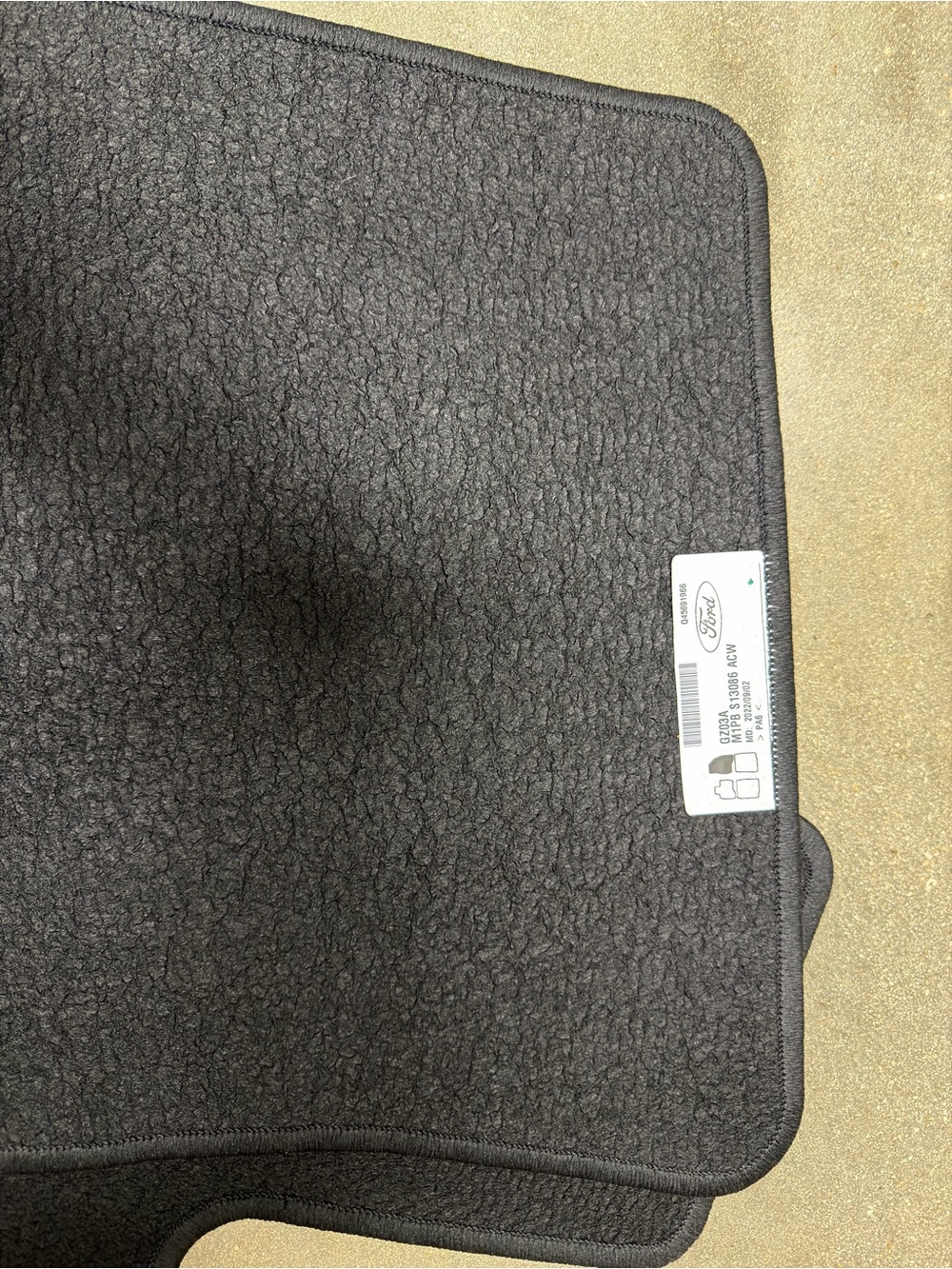 Ford Bronco sport Black Front Carpet Floor Mat - Picture 5 of 6